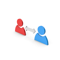 Symbol People Connect Colored PNG & PSD Images