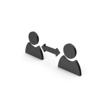 Symbol People Connect Black PNG & PSD Images