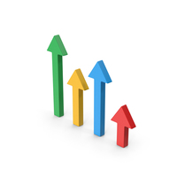 Symbol Arrows Graph PNG & PSD Images