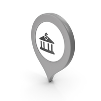 Location Sign Bank Grey PNG & PSD Images