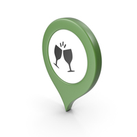 Location Sign Bar Green PNG & PSD Images