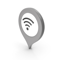 Location Sign Wifi Grey PNG & PSD Images