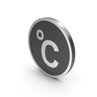 Silver Icon Celsius Degrees PNG & PSD Images