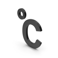 Symbol Celsius Degrees Black PNG & PSD Images