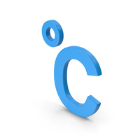 Symbol Celsius Degrees Blue PNG & PSD Images