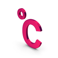 Symbol Celsius Degrees Metallic PNG & PSD Images