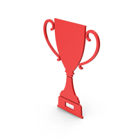 Symbol Trophy Cup Red PNG & PSD Images