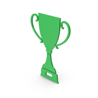 Symbol Trophy Cup Green PNG & PSD Images