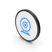 Icon Webcam Blue PNG & PSD Images