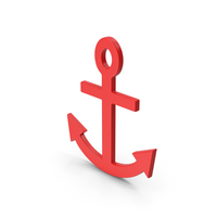 Symbol Anchor Red PNG & PSD Images