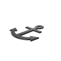 Black Symbol Anchor PNG & PSD Images