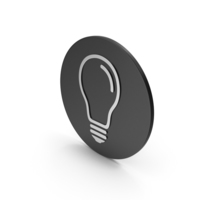 Light Bulb Silver Icon PNG & PSD Images
