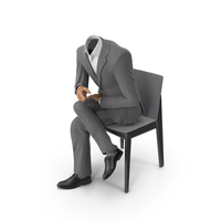 Chair Discussion Suit Grey PNG & PSD Images