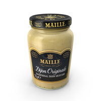 Food Jar Maille Dijon Mustard 230g PNG & PSD Images