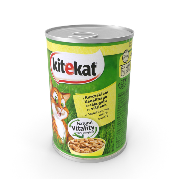 Kitekat Cat Food Can 400g PNG & PSD Images