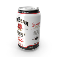 Jim Beam  Bourbon Whiskey and Cola 330ml Can PNG & PSD Images