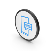 Icon SMS Message Blue PNG & PSD Images