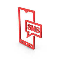 Symbol SMS Message Red PNG & PSD Images