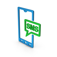 Symbol SMS Message Colored Metallic PNG & PSD Images