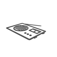 Black Symbol Radio PNG & PSD Images