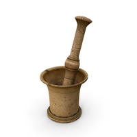 Mortar and Pestle Brass PNG & PSD Images