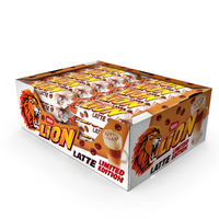 Nestle Lion Latte Chocolate Bar 40g Bulk Package 40x40g PNG & PSD Images