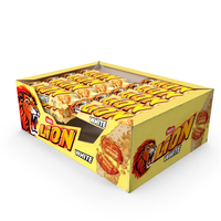 Nestle Lion White Chocolate Bar 42g Bulk Package 40x42g PNG & PSD Images