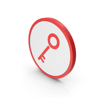 Icon Key Red PNG & PSD Images