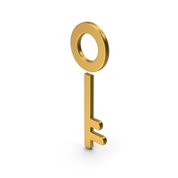 Symbol Key Gold PNG & PSD Images