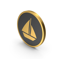 Gold Icon Boat PNG & PSD Images