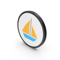 Icon Boat Colored PNG & PSD Images