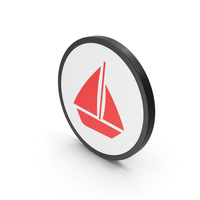 Icon Boat Red PNG & PSD Images
