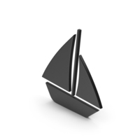 Symbol Boat Black PNG & PSD Images