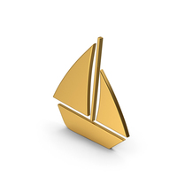 Symbol Boat Gold PNG & PSD Images