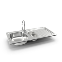 Kitchen Sink & Tap 001 PNG & PSD Images