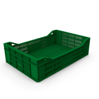 Plastic Crate 60x40x15cm for Fruits and Vegetables PNG & PSD Images