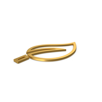 Gold Symbol Leaf PNG & PSD Images