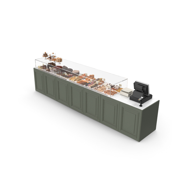 Bakery Shop Display Case PNG & PSD Images