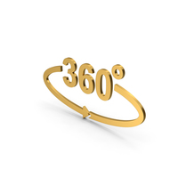 Symbol Degree Gold PNG & PSD Images