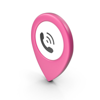 Location Sign Phone Pink PNG & PSD Images
