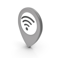 Location Sign Wifi Grey PNG & PSD Images