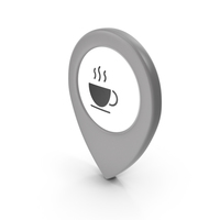 Location Sign Coffe Grey PNG & PSD Images
