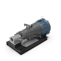 Siemens SST-800 Steam Turbine PNG & PSD Images
