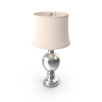 Mercury Glass Urn Table Lamp PNG & PSD Images