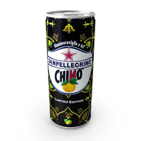 Sanpellegrino Chino Limited Edition 330ml Tall 2019 PNG & PSD Images