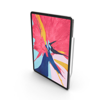 Silver iPad Pro 2019 PNG & PSD Images