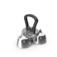 Silver Liturgical Altar Bell 3 Tones PNG & PSD Images
