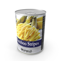 Thai Pride Bamboo Strips Food Can 565g PNG & PSD Images