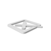 X Mark Box Symbol PNG & PSD Images