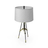 Table Lamp (Robert Abbey Abajor Modern  - Model 007) PNG & PSD Images